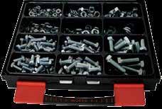 DIN program ORSY set vijaka sa cilindričnom glavom DIN933, navrtki DIN934 i podloški DIN125, M5-M12 br. art. 0964 057 3 435 kom.