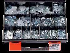 100 0407 16 17 100 0407 20 21 25 ORSY set podloški, plavo cinkovane, DIN125 br. art. 0964 407 01 1.125 kom.