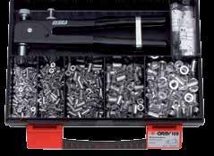 10 150 0936 4 12 4 x 12 150 ORSY set nitni sa navojem i kleštima za montažu, aluminijumske br. art. 0964 948 1 505 kom.
