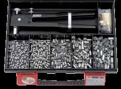 ORSY set nitni sa navojem, upušten obod, i kleštima za montažu, aluminijumske br. art. 0964 948 25 605 kom.