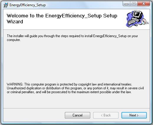 EnergyEfficiency_Setup.msi файлыг ажиллуулна.