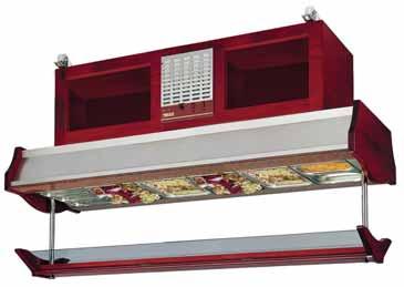 cm 110490005 buffet με ψυχόμενο δοχείο, τροχήλατο θερμοκρασία: από 0 έως +10 C, : 4 GN 1/1 240 V / 500 W SB-C GN