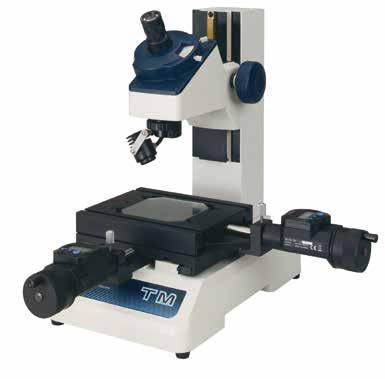 MĂSURARE OPTICĂ Seriile de microscop de măsurare TM generația B Noua generație compactă din seria microscoapelor de măsurare TM este potrivită pentru măsurarea de dimensiuni și unghiuri de piese