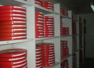 There are three departments in the Cinematheque of Macedonia: Film archives or Department for protection, storage and processing of films and film materials, Department for documentation, composed of