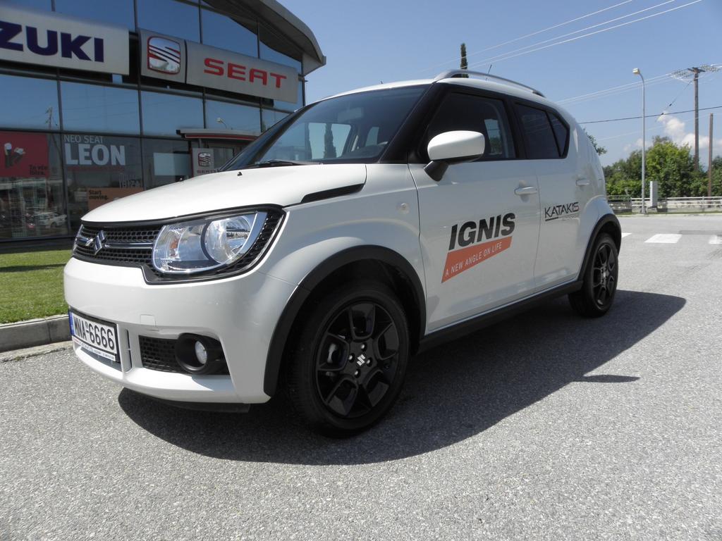 Επικοινωνία: G katakis ( Autogroup) 2310455811 Καινούργια - Suzuki - Ignis Condition: Καινούργιο Body Type: Κόμπακτ Transmission: Χειροκίνητο Year: 2018 Drive: Προσθιοκίνητο (FWD) Fuel: Βενζίνη