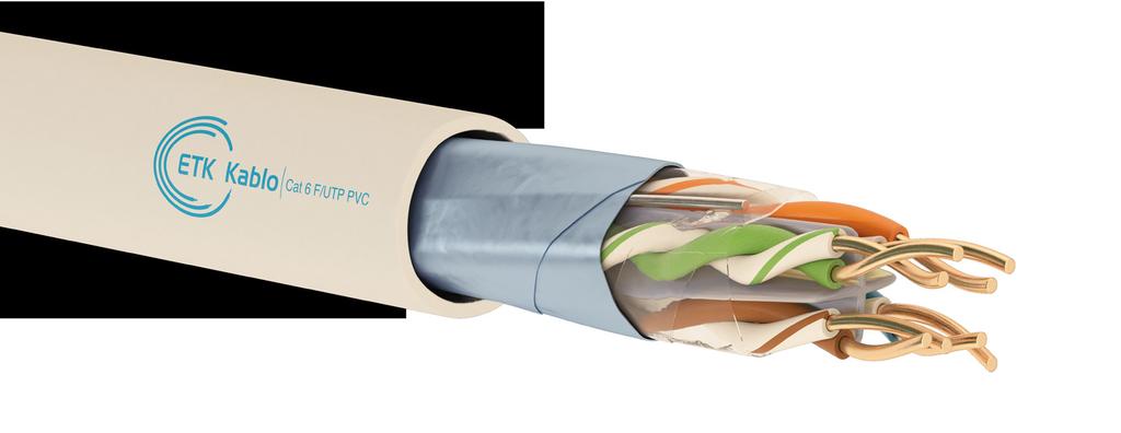 Data/LAN Cables Cat 6 F/UTP PVC RoHS REACH Application 10 BASE-T (IEEE 802.3) Ethernet. 100 BASE-T (IEEE 802.3u) Fast Ethernet 100 VG-AnyLAN (IEEE 802.12). 4/6 Mbps Token Ring (IEEE 802.