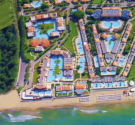 ALDEMAR OLYMPIAN VILLAGE FAMILY BEACH RESORT 5* DELUXE ΣΚΑΦΙΔΙΑ - ΗΛΕΙΑ Πλούσιο πρωινό µπουφέ Αµερικανικού τύπου (07:30-10:30), Μεσηµεριανό* µπουφέ (12:30-14:30) και Βραδυνό µπουφέ** (19:00-21:30) µε