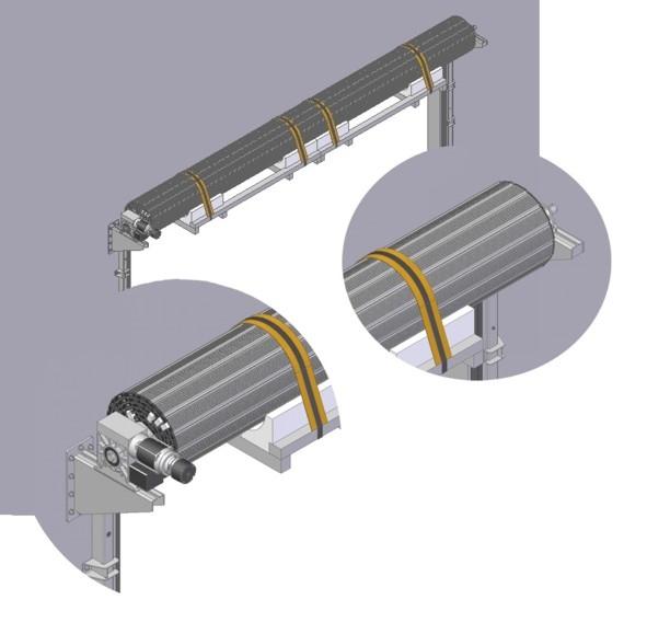 Τοποθέτηση του ρολού Installation of the rolling shutter 9.1 A 9.