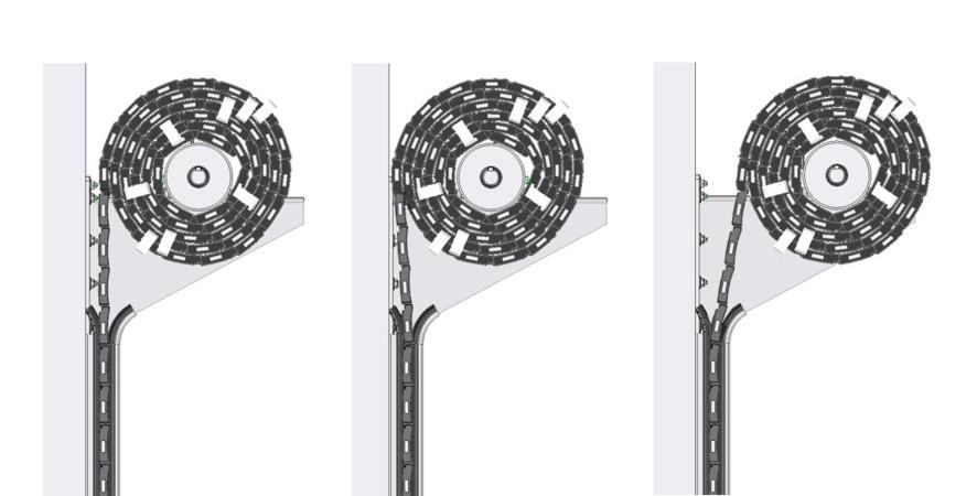 Τοποθέτηση του ρολού στους οδηγούς Inserting the roll into the guides 11.1 & 11.