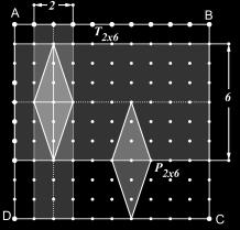 (στην πλευρά D ) Άρα το πλήθος των ορθογωνίων παραλληλογράμμων τύπου x6 παραλληλογράμμων τύπου 6 x ) είναι ( )( 5 ) Για m και l έχουμε: Ένα τμήμα μήκους μπορούμε να το επιλέξουμε με τρόπους (στην