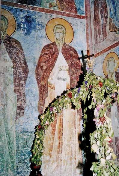 сл. 6 Св. Стефан Саваит дишна возраст, околу 405 г. на Планината Козлим, во близина на Црвеното Море. 55 Во синаксарот на константинополската Црква св. Јован Коловос се слави на 9 ноември.