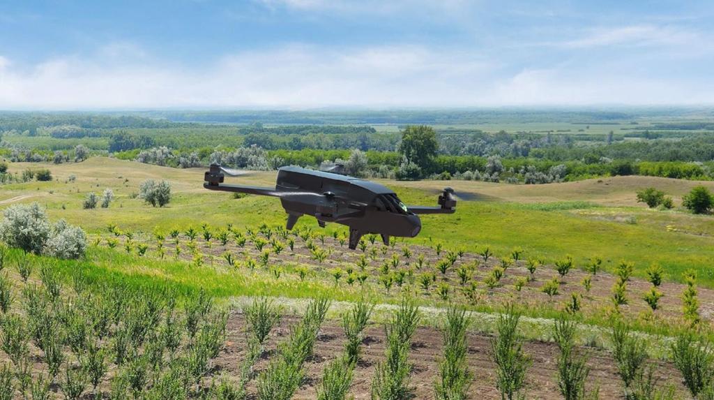 Το Parrot Bluegrass είναι ένα πολυχρηστικό drone σχεδιασμένο για γεωργικές εφαρμογές υποστηρίζοντας και βελτιώνοντας τις διαδικασίες αγροτικής παραγωγής με εναέριες επισκοπήσεις.