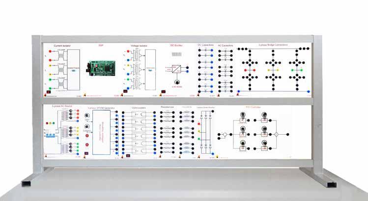 آزمایشگاه الکترونیک صنعتی Industrial Electronic Lab این مجموعه آموزشی جهت آموزش عملی مفاهیم الکترونیک صنعتی و الکترونیک قدرت طراحی و ساخته شده است.