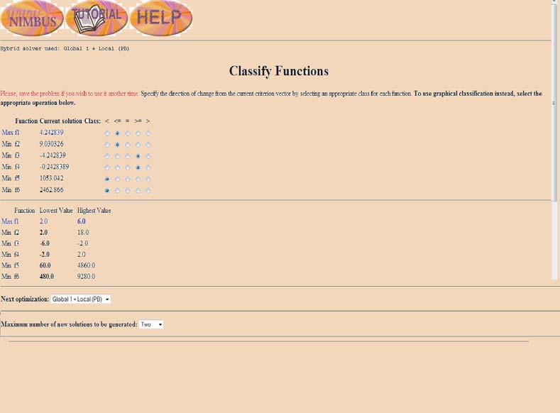 6 LOGISMIK O (SOFTWARE) 83 Sq ma 27: Κλασσικοποίηση των αντικειμενικών συναρτήσεων.