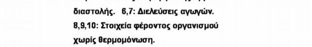 θερμογεφυρών στα στοιχεία από