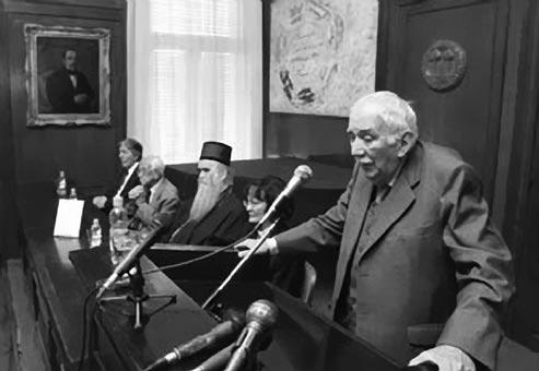 Његошев одбор Његошев зборник Матице српске Уређивачки одбор Његошевог зборника Матице српске у саставу: академик Александар Младеновић, Миро Вуксановић, дописни члан САНУ, главни уредник Зборника,