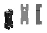 Lanturi portcablu de tip LZ94 Elemente de capãt / End Brackets Elementele de capãt sunt montate permanent pe lantul portcablu. Pozitia lor pe lantul portcablu este variatã.