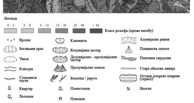 geomorphological map of