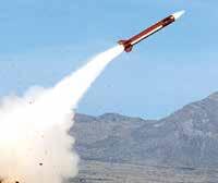 مثال یک موشک در ارتفاع 5 متری از سطح زمین و با زاویه 0 پرتاب می شود.