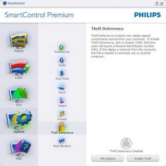 3. Βελτιστοποίηση εικόνας Το πλήκτρο PIN Options (Επιλογές PIN) είναι διαθέσιμο μόνο μετά τη δημιουργία PIN από το χρήστη και το πλήκτρο ανοίγει την ιστοσελίδα ασφαλείας PIN.