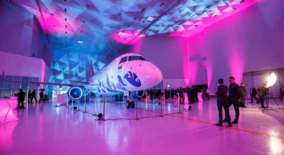 93 ettevõtte tegevus Õhusõidukite värvimisangaar Tallinna lennujaamas 2015.