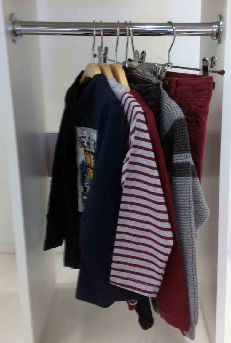 La penderie de la commode Sous-Pull (Milieu de Saison T3) 4ans Lot de 2 T-Shirts (Basic) 4ans Pantalon (Entrée de Saison T3 Bis) 2ans Pull (Milieu de Saison T3