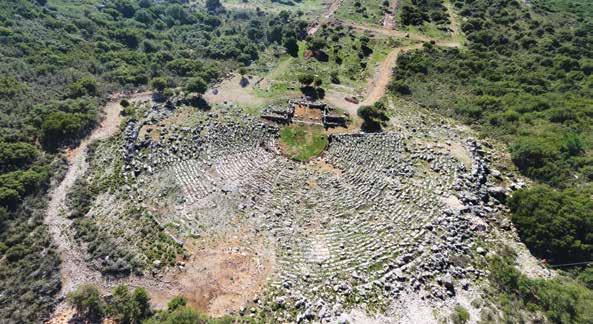 Το θέατρο της αρχαίας Κασσώπης στην Πρέβεζα 31 σε όλα τα αρχαία θεατρικά οικοδομήματα, και για την ανάρτηση των αναφερομένων από την αρχαία ελληνική γραμματεία «πινάκων», ζωγραφικών δηλαδή