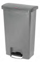 Διαστάσεις κάδου 60L (ΠxBxY): 58,88x27,94x63,5cm Διαστάσεις κάδου 87L (ΠxBxY): 55,86x27,9x76,2cm Συνδυάζεται με σάκο διάστασης 80x100cm (60L), 80x110cm (87L) 4 τεμ/κιβ Κάδος 60L Γκρι