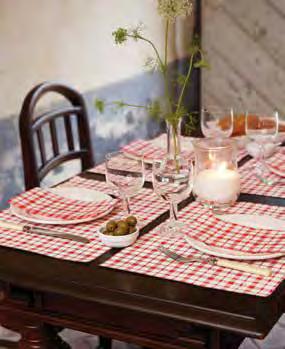 Αναλώσιμα Catering Italian Ιταλική φινέτσα Βασισμένες στα παραδοσιακά χρώματα της μεσογειακής κουζίνας κόκκινο,