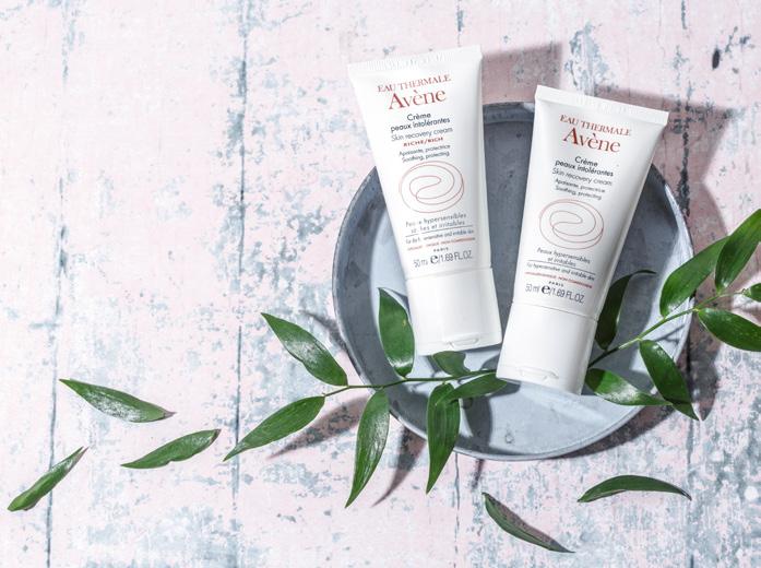 AVÈNE jutīgas ādas komfortam Reklāmdevējs: SIA LAIKS MODE SKIN RECOVERY CREAM D.E.F.I. un SKIN RECOVERY CREAM D.E.F.I. RICH Nomierinošs, aizsargājošs krēms hiperjutīgai un kairinātai ādai.