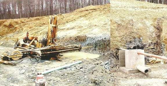 3.4 Poboljšanje stabilnosti pokosa drenažom Horizontalne poprečne bušene drenaže, primjenjuju se u svrhu poboljšanja stabilnosti pokosa usjeka.
