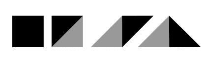 на два подударна троугла, те фигуре добијене састављањем модела добијених троуглова.