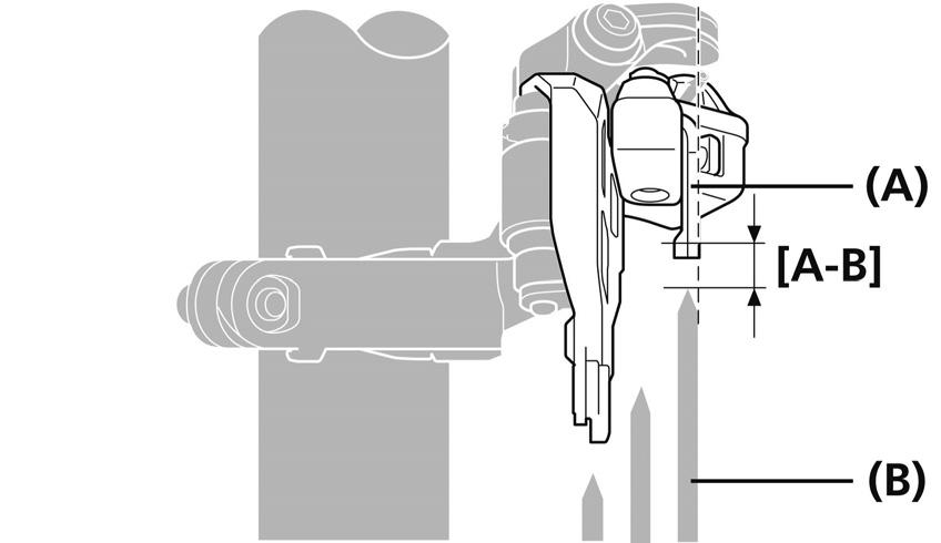 ΕΓΚΑΤΑΣΤΑΣΗ Εγκατάσταση του μπροστινού εκτροχιαστή (Εμπρός τριπλό) Τύπος με δακτύλιο σύσφιξης (FD-M9000/M8000/M672/M612) ΤΕΧΝΙΚΕΣ ΣΥΜΒΟΥΛΕΣ Ελέγξτε κρατώντας ένα κλειδί allen κόντρα στην επίπεδη