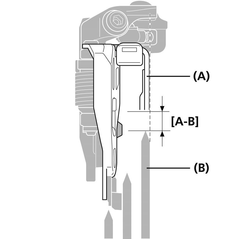 ΕΓΚΑΤΑΣΤΑΣΗ Τύπος E (FD-M9000/M8000/M672/M612) Side swing (πλευρικά) 1. Τοποθετήστε τον μπροστινό εκτροχιαστή με τις βίδες στερέωσης του κάτω βραχίονα στήριξης. 2.