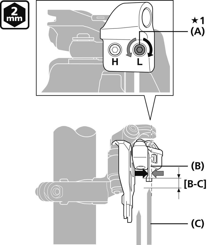 ΕΓΚΑΤΑΣΤΑΣΗ Εγκατάσταση του μπροστινού εκτροχιαστή (Εμπρός διπλό) Τύπος με δακτύλιο σύσφιξης (FD-M9020/M8020/M617/M677) 2.