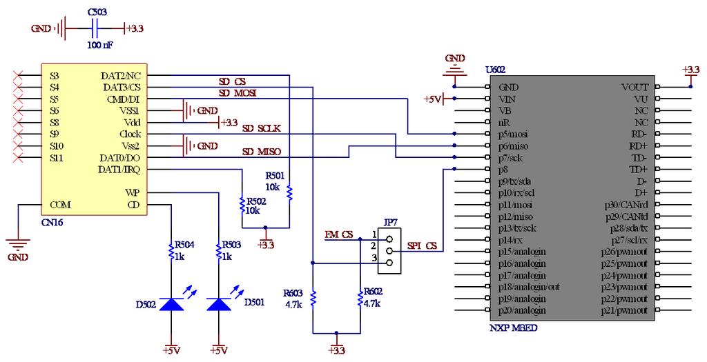 C501 100 nf U501 1 E0 VCC 8 E1 3 6 E SCL SDA 5 7 WP 4 AT4C51 EEPROM_SCL EEPROM_SCA R605 4.7k R604 4.