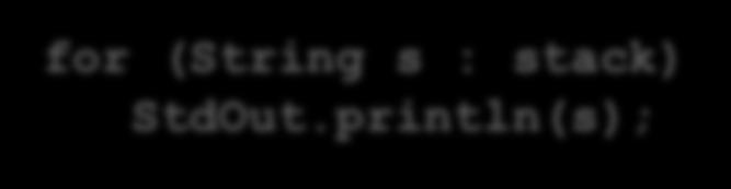 next(); StdOut.println(s); س. Iterar چیست دارای ج.