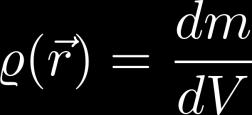 Hustota Ďalším dôležitým parametrom je objemová hustota hmotnosti látky ρ, krátko nazývaná len hustota.
