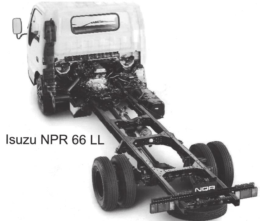 Isuzu NPR 66 LL 2220 3365 5955 1-rasm. Isuzu yuk avtomobillari bazasi.