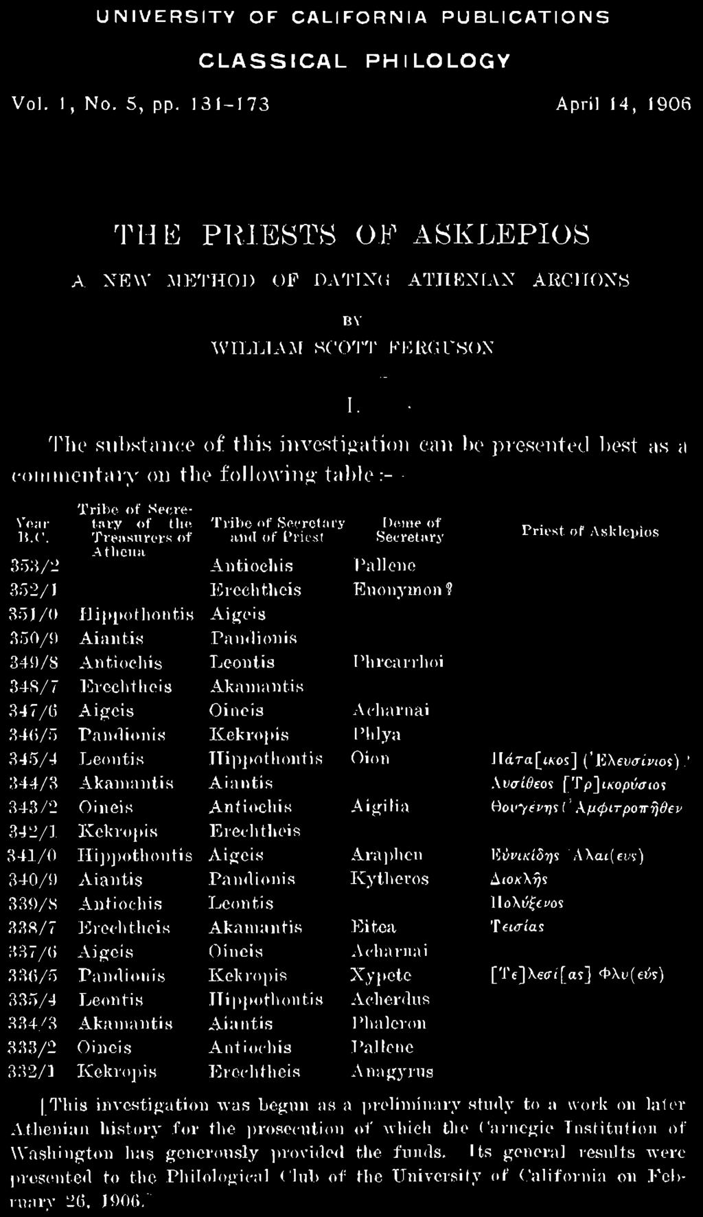 [Te]Xetrt[as] Φλυ(ει>5) 335/4 Leontis Hippothontis Aclierdus 334/3 Akaniantis Aiantis Phaleron 333/2 Oineis Antiochis Pallene 332/1 Kekropis Erechtheis
