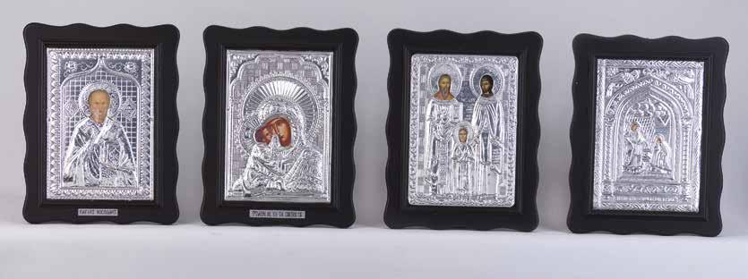 8x5,5x3,6cm 9 Αγ. Μαρίνα( 42), Αρχ. Μιχαήλ(51), Αγ. Κυριακή (80), Παν.
