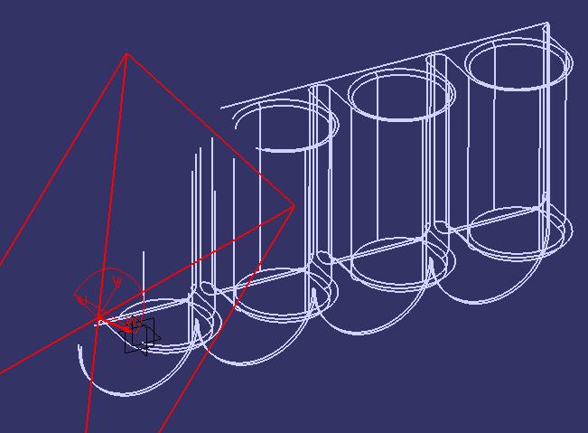 1. Wireframe (rețea): Modul de reprezentare de tip wireframe (retea) reprezintă primul mod în care s-au reprezentat obiecte în trei dimensiuni în aplicațiile grafice de tipul CAD (figura 1).