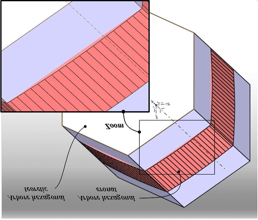 translate (Copy, Paste as result, Rotate, Translate), precum şi automatizarea procesului de generare, prin extragerea solidului reprezentând scula (comanda Remove), din