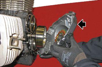 Engine V750 IE MIU G3 Κινητήρας Τοποθετήστε το κάλυμμα του συστήματος διανομής