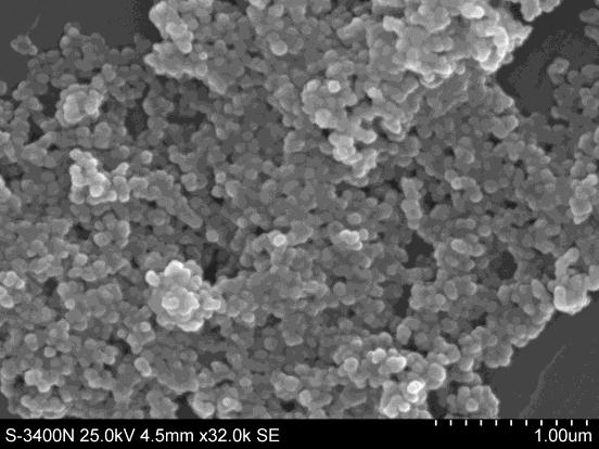 Intensity (a.u) (c) Fig. 2. Imaginile SEM ale pulberilor: a) PMN; b) PT; c) 0.33PT-0.67 PMN calcinată la 850 0 C timp de 2h.