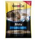 Grain Free 2400761 24x4τεμ GIMCAT Sticks Σολομός & Πέστροφα. Με Ωμέγα-3, σύμπλεγμα βιταμινών και ταυρίνη.