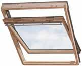 GGL Leseno strešno okno Sredinsko vpeto strešno okno GGL je primerno za skoraj vse prostore, od kuhinje in
