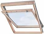 GZL Leseno strešno okno Sredinsko vpeto strešno okno GZL je primerno za manj zahtevne prostore, na primer shrambe ali kot dodatno okno v prostorih, kjer je že