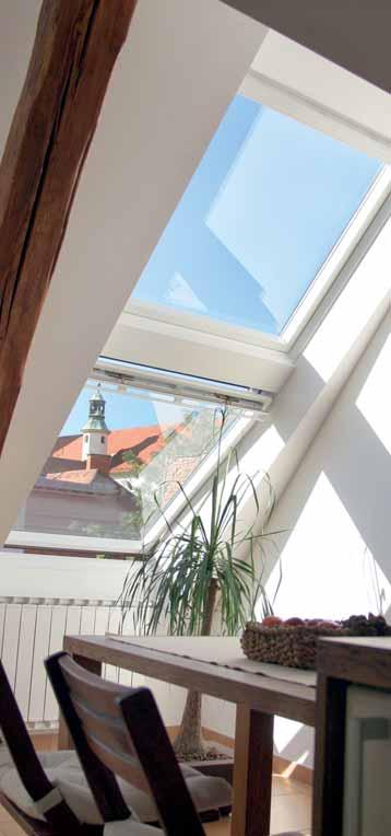 10 korakov do energijsko učinkovite mansarde 1. Velikost potrebnih okenskih površin Količina svetlobe, ki jo v posameznem prostoru potrebujete, je odvisna od njegove namembnosti.