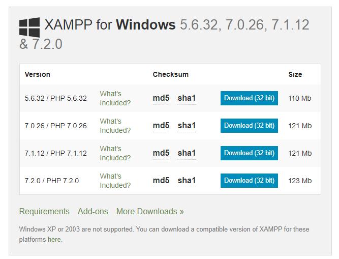 ΚΕΦΑΛΑΙΟ 6 ΕΓΚΑΤΑΣΤΑΣΗ WORDPRESS ΚΑΙ ΠΑΡΟΥΣΙΑΣΗ ΕΦΑΡΜΟΓΗΣ 6.1 Εγκατάσταση του Apache web server και της MySQL με την χρήση του XAMPP.
